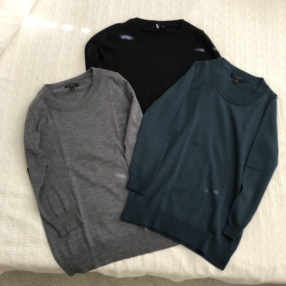 3-For! Jcrew Tippi Sweaters